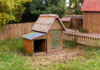 Garden house with shed (N)